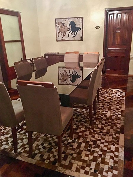 Tapete de couro legítimo